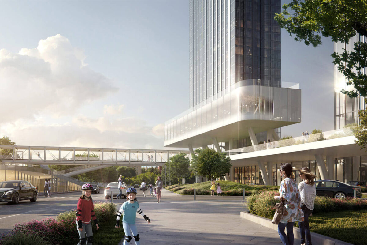 Capital Towers — входная зона